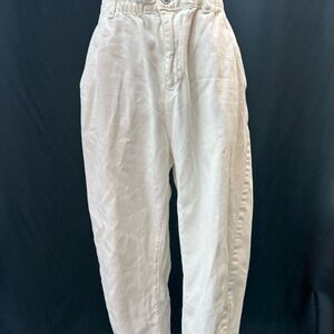 Zara Women’s Cotton Boyfriend Jeans in White S